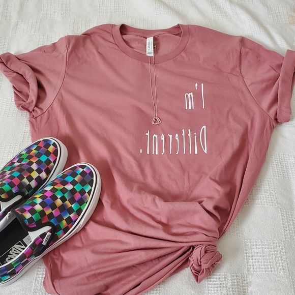 Bella Canvas Tops - Custom I'm Different TShirt